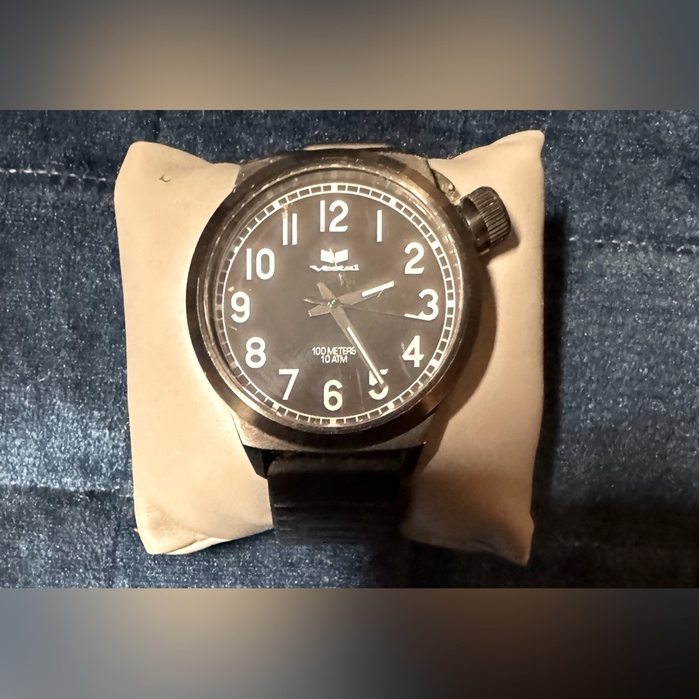 Vestal Canteen 44mm Black Analog Watch
